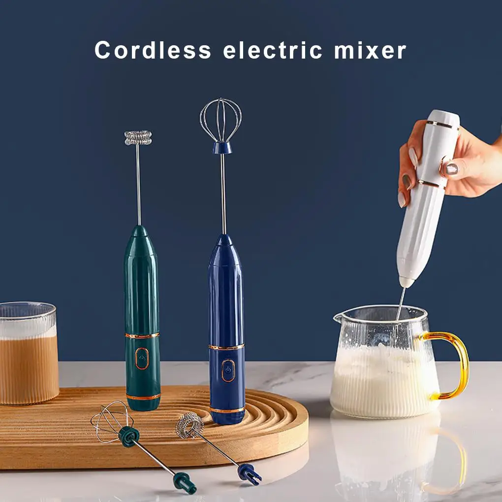 

Electric Milk Frother Egg Beater USB Charger Mixer Coffee Whisk Kitchen Tools Handheld Foamer Chocolate Kitchen