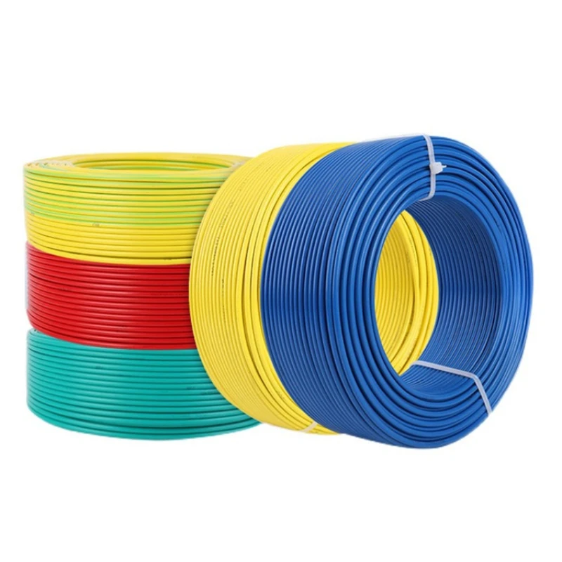 

Copper core cable 1/1.5/2.5/4/6/10/16/25 square BV/BVR hard wire/multi-strand flexible wire