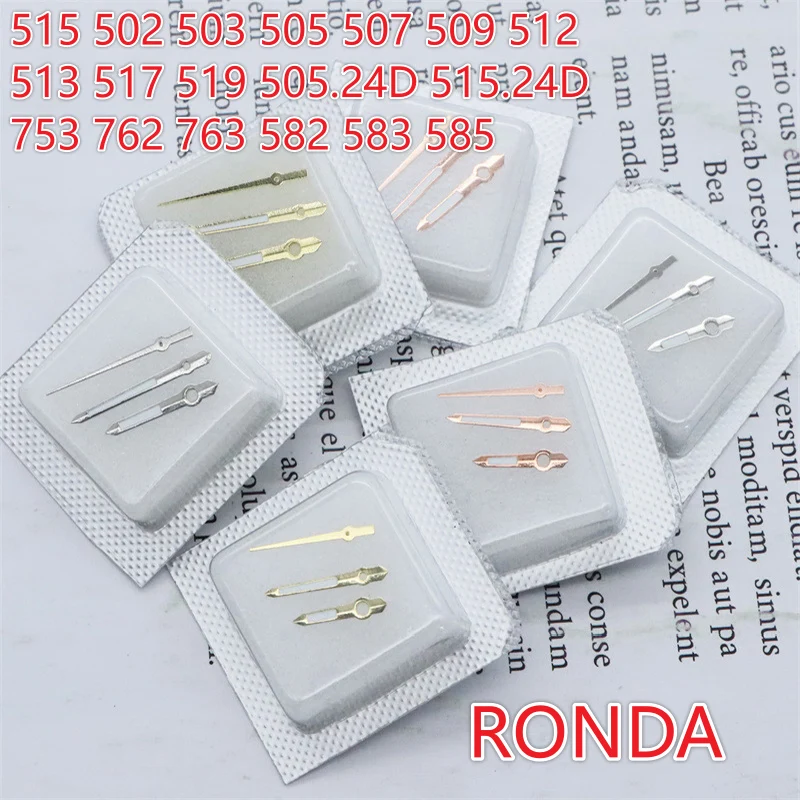 For Ronda 515 Hand 505 Hand 503 513 502 512 519 509 507 517 505.24d 515.24d 753 763 762 582 583 585 Clock Hands for Ronda image 3