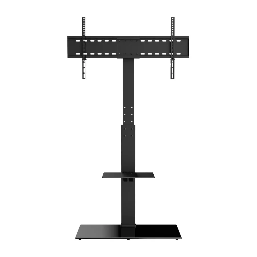 Support de télévision rotatif sur pied, réglable en hauteur, adapté aux téléviseurs de 32 à 85 pouces, support de télévision mobile sur pied.