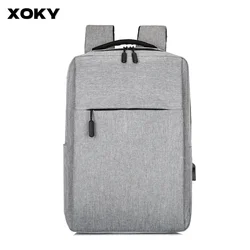 XOKY Laptop backpack travel Multifunctional Large capacity male usb charging computer school backpacks oxford waterproof bag