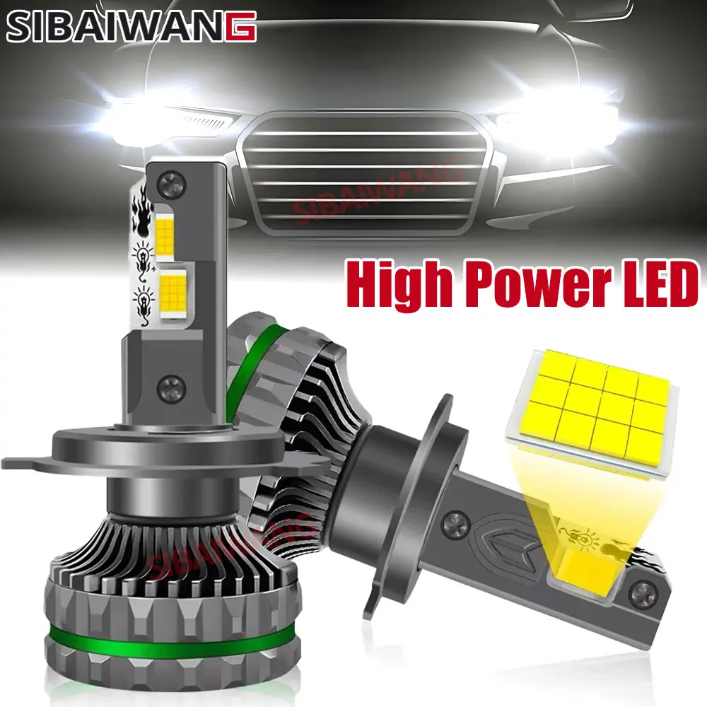 

8800W H7 H4 H11 LED Headlights 8800000LM H1 Led Canbus Car Headlamp 9005 9006 led HB3 HB4 Turbo Fog Car Light 4 Copper Tube 12V