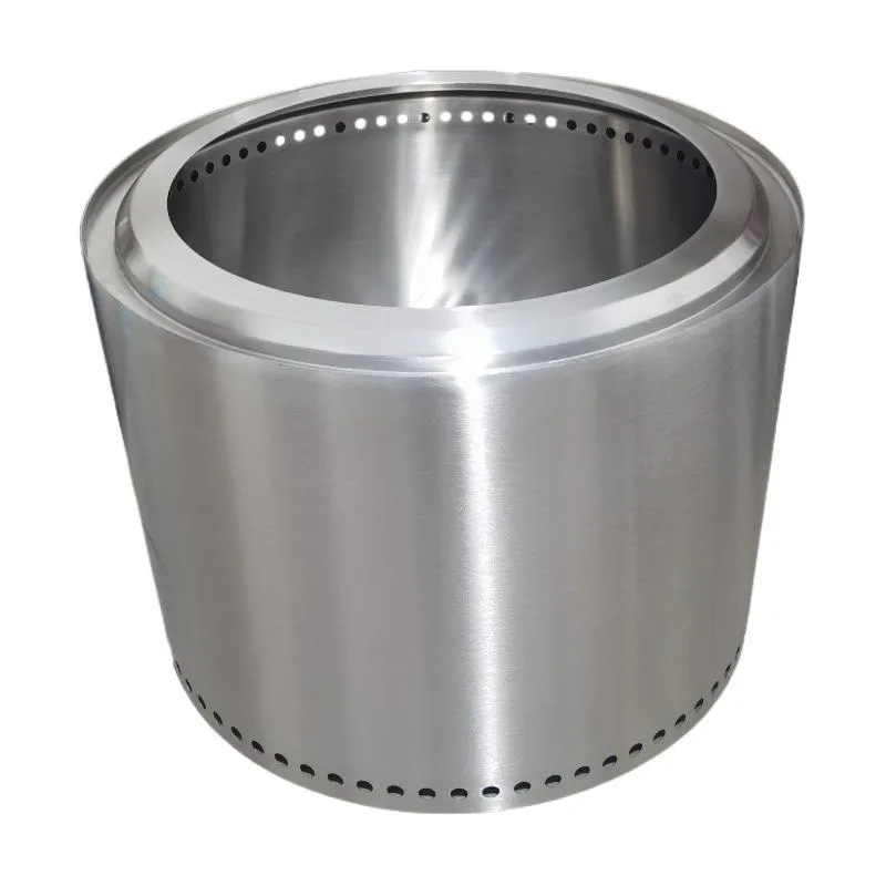 Outdoor Camping Wood-Burning Stove Large Integrated Stainless Steel Bonfire Stove Combustion Smokeless Courtyard Heating Stove