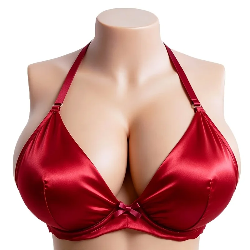 Realistic Silicone Prosthetic Breasts C-G Cup Suitable for Cosplay, Post-Mastectomy, Cross-Dressing - Adhesive-Free Compatible