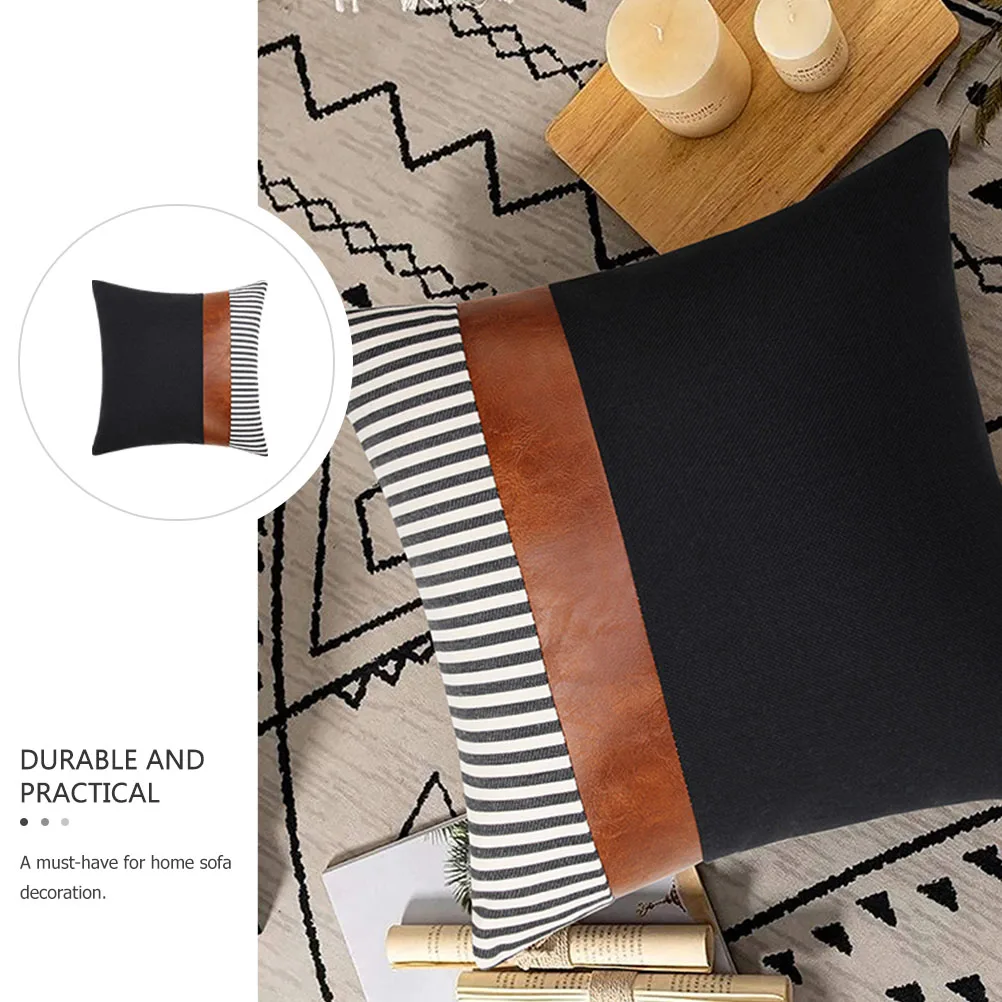 

Case Throw Covers Modern Spliced Decorative Pillowcase Cushion Covers for Bedroom Living Room Sofa Car Home Bed Pillow