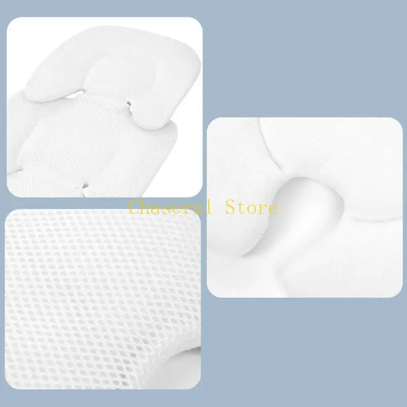 E7CE Baby Stroller Cushion Infant Car for Seat Insert for Head Body Support Pillow Pram Thermal Mattress Mesh Breathable Liner