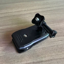 360 Degree Rotary Backpack Hat Clip Clamp Mount for Dji Osmo 360 Nano Action 5pro 4 3 for insta360 x5 x4 GoPro Camera Accessory