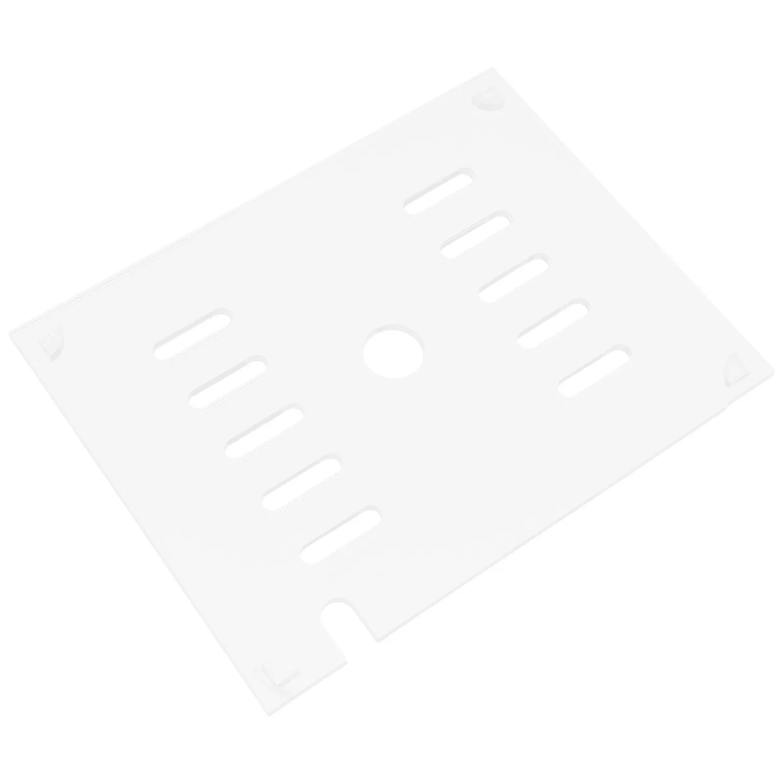 Aquarium Fish Tank Top Cover 7.1x5.5 Inch Transparent Acrylic Anti Jumping Lid Panel Hole Breeder Turtle Aquatic Pets Jump Out