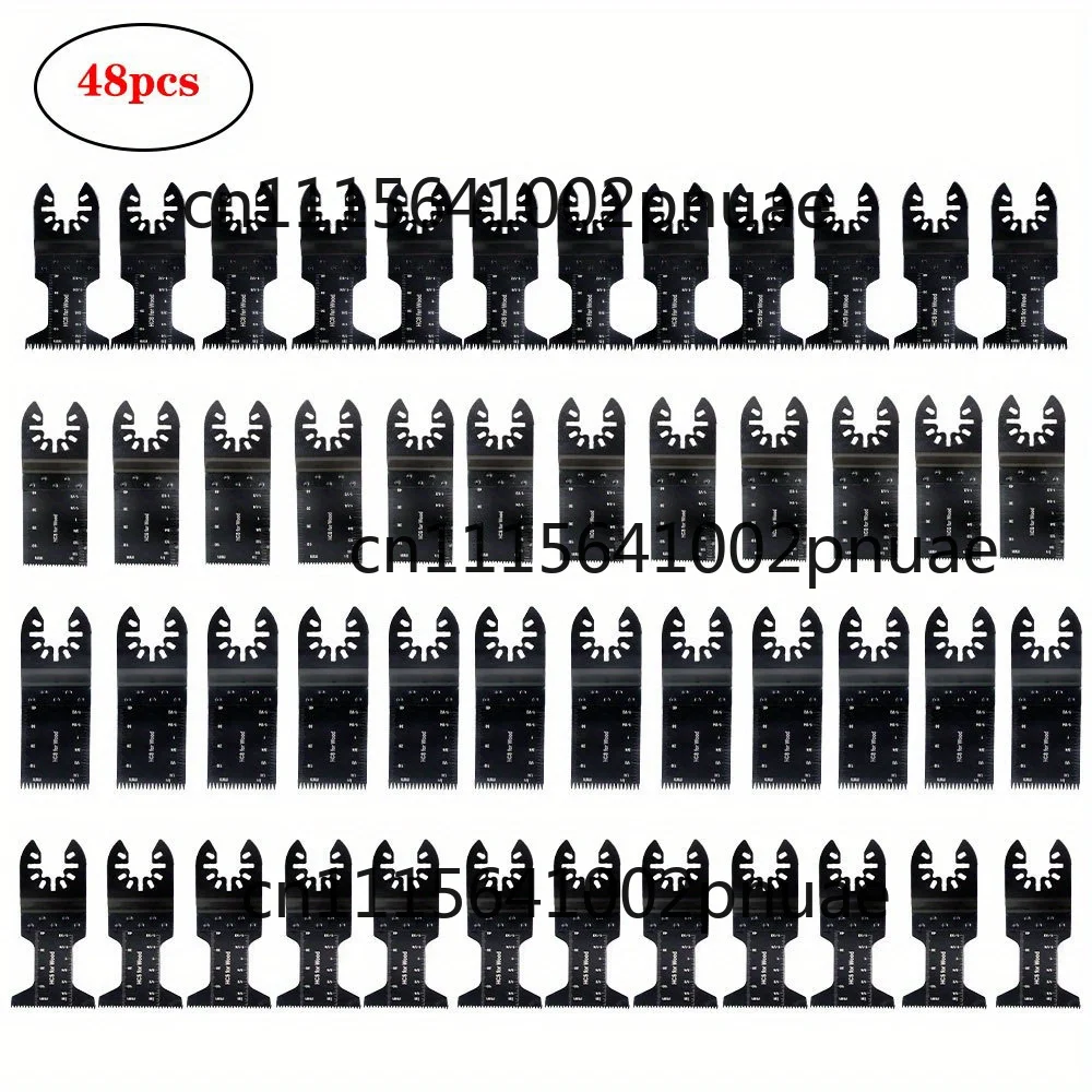 For Fein Multimaster BOSCH Dremel Makita 48 Pcs Oscillating Multi Tool Saw Blade