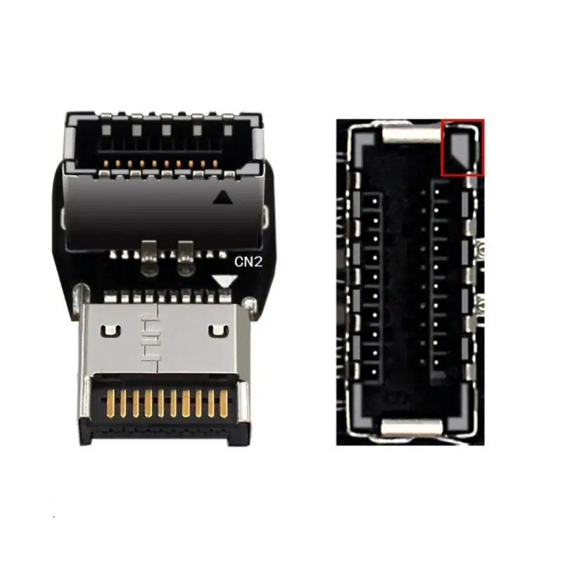 Przednia obudowa typu C z obudową Trwały materiał Proste zarządzanie kablami Interfejs USB3.1 typue Wygodny interfejs przedni