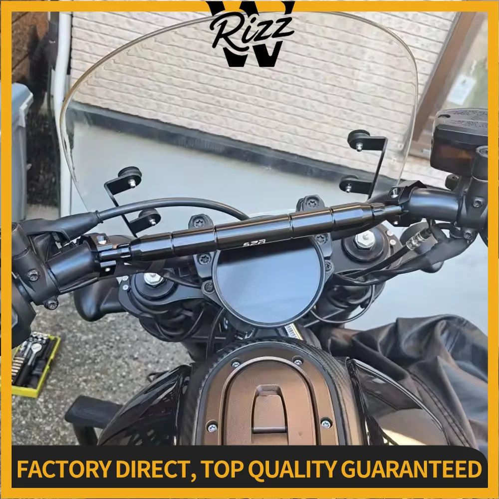 For Harley Davidson Sportster S RH 1250 RH1250 RH1250S Accessories Handlebar Strengthen Balance Bar Crossbar Mobile Phone Stand