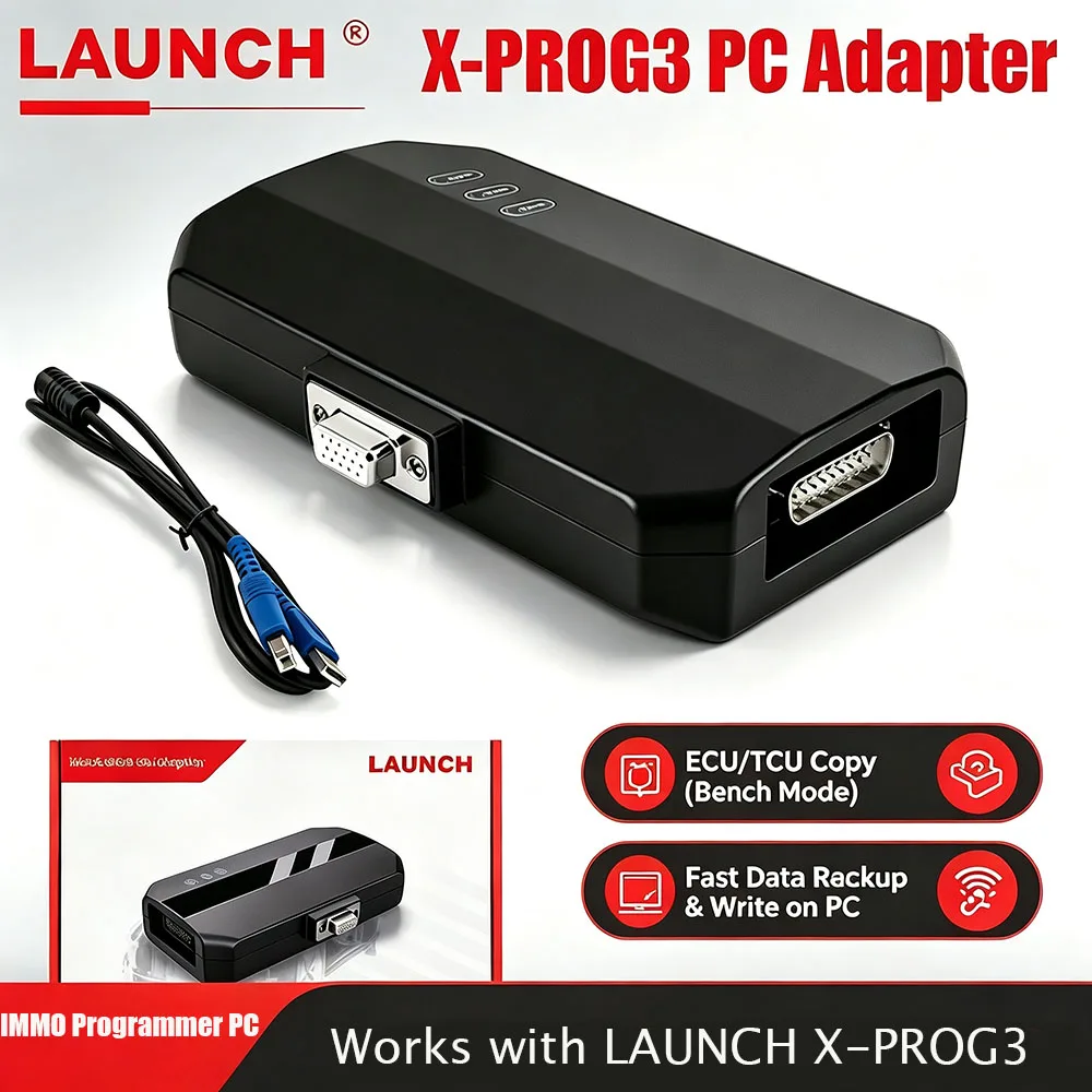 LAUNCH X-PROG 3 ECU Programmer Engine & Gearbox ECU Cloning Immobilizer Key Programming Tool with XPROG 3 Work with PC Software