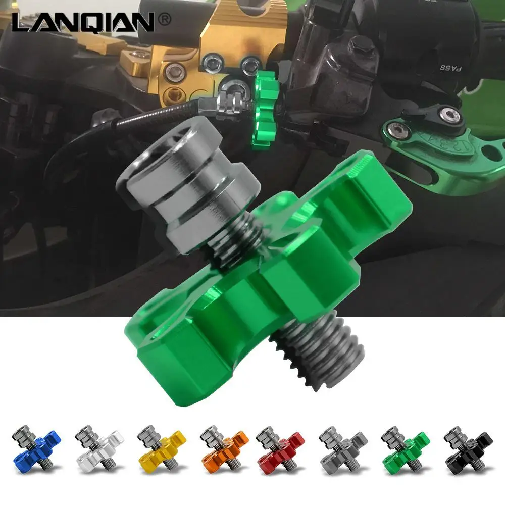 8mm/10mm Motorcycle CNC Universal Clutch Cable Wire Adjuster For KAWASAKI KX65 KX450F KLX450R KLX125 KLX150S KLX250 KDX125SR