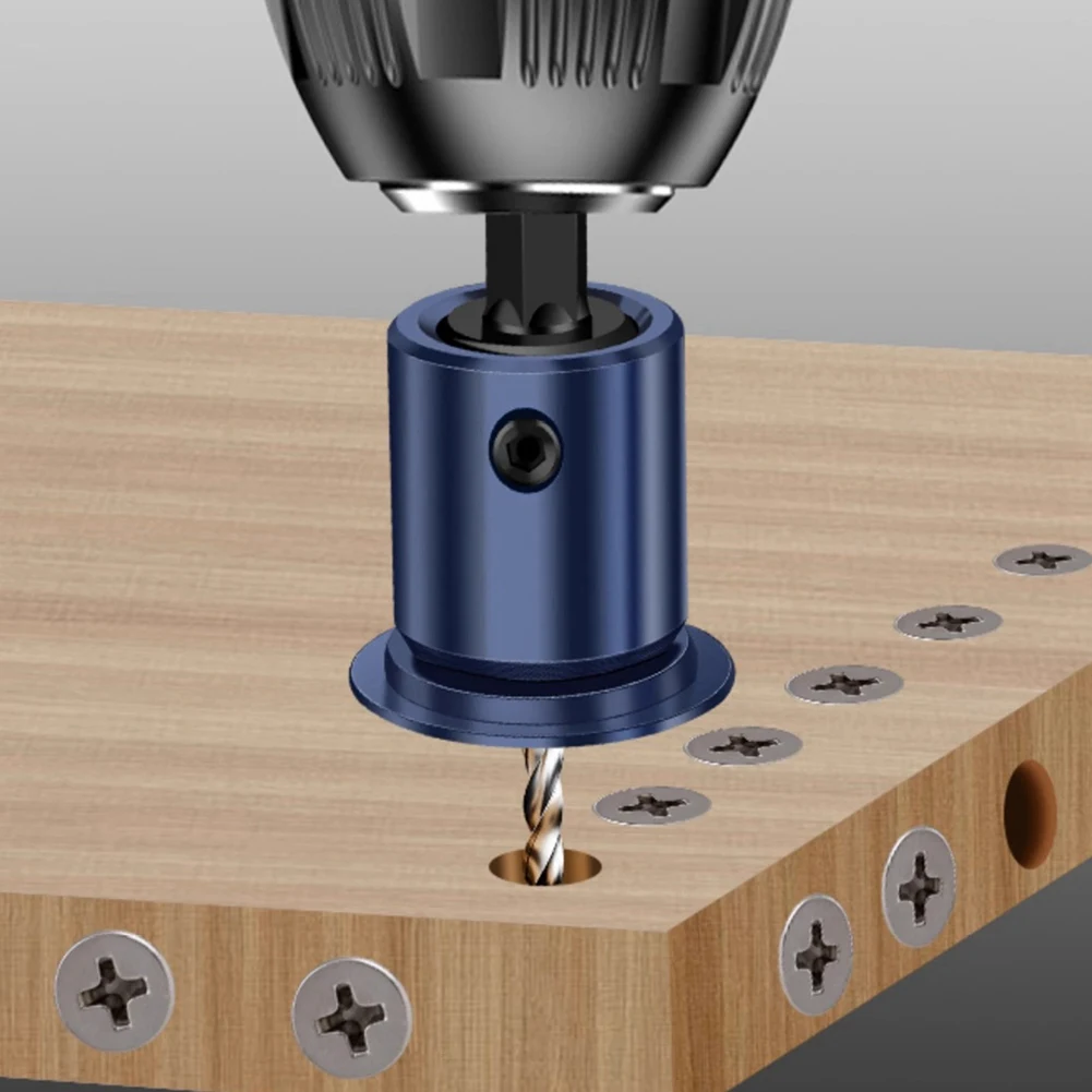 ABEZ 6-delige set van 10 mm zeshoekige schacht houtbewerking verzinkboorset 2-in-1 beperkte gatopener