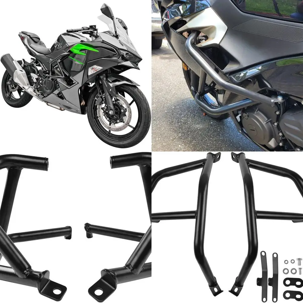 

Motorcycle Engine Guard Stunt Cage Highway Crash Bar Fit for Ninja 500 2024-2025 Ninja400 2018-2025 Ninja250 2018-2021 Bumper Fr