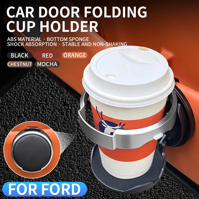 For Ford F-150 Car Beverage Storage Bracket Side Cup Holder Mount Vehicle Auto Drink Rack Bracket for Automotive