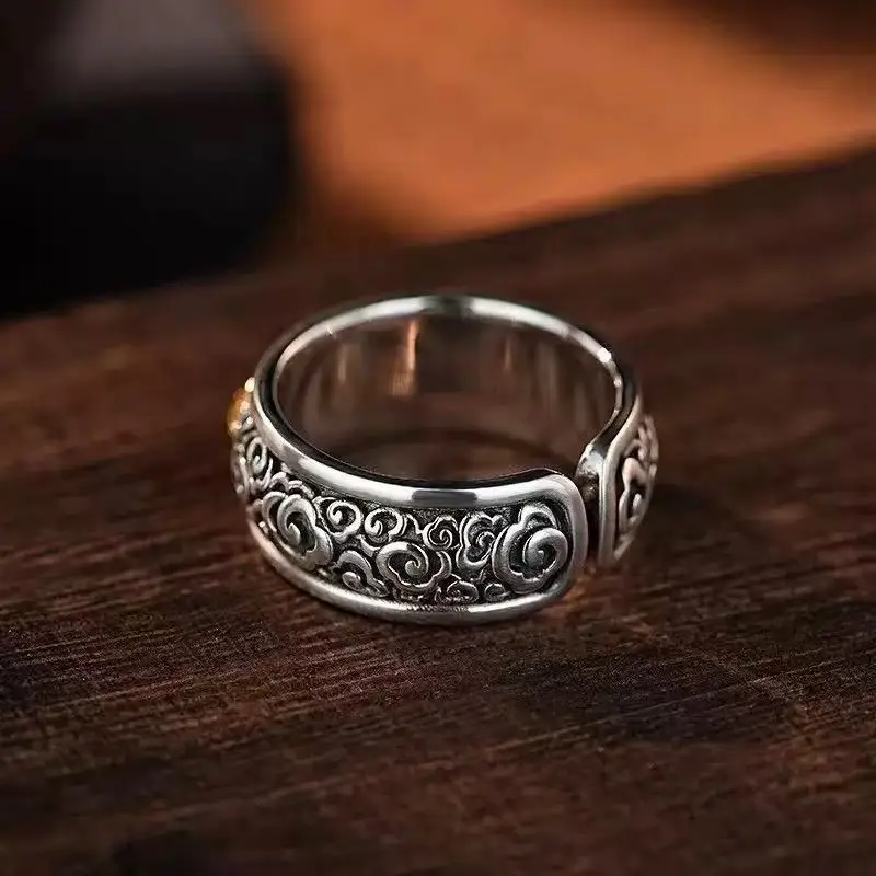 New 925 Sterling Silver Ring Vintage Rings for Women Men Wedding Jewelry Engagement Charm Fashion High Quality Party Gifts Ring