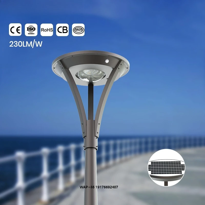 SRESKY Outdoor Solar Powered Landscape Street Light Farolas Exteriores Solares 3000LM Solar All in One Street Light