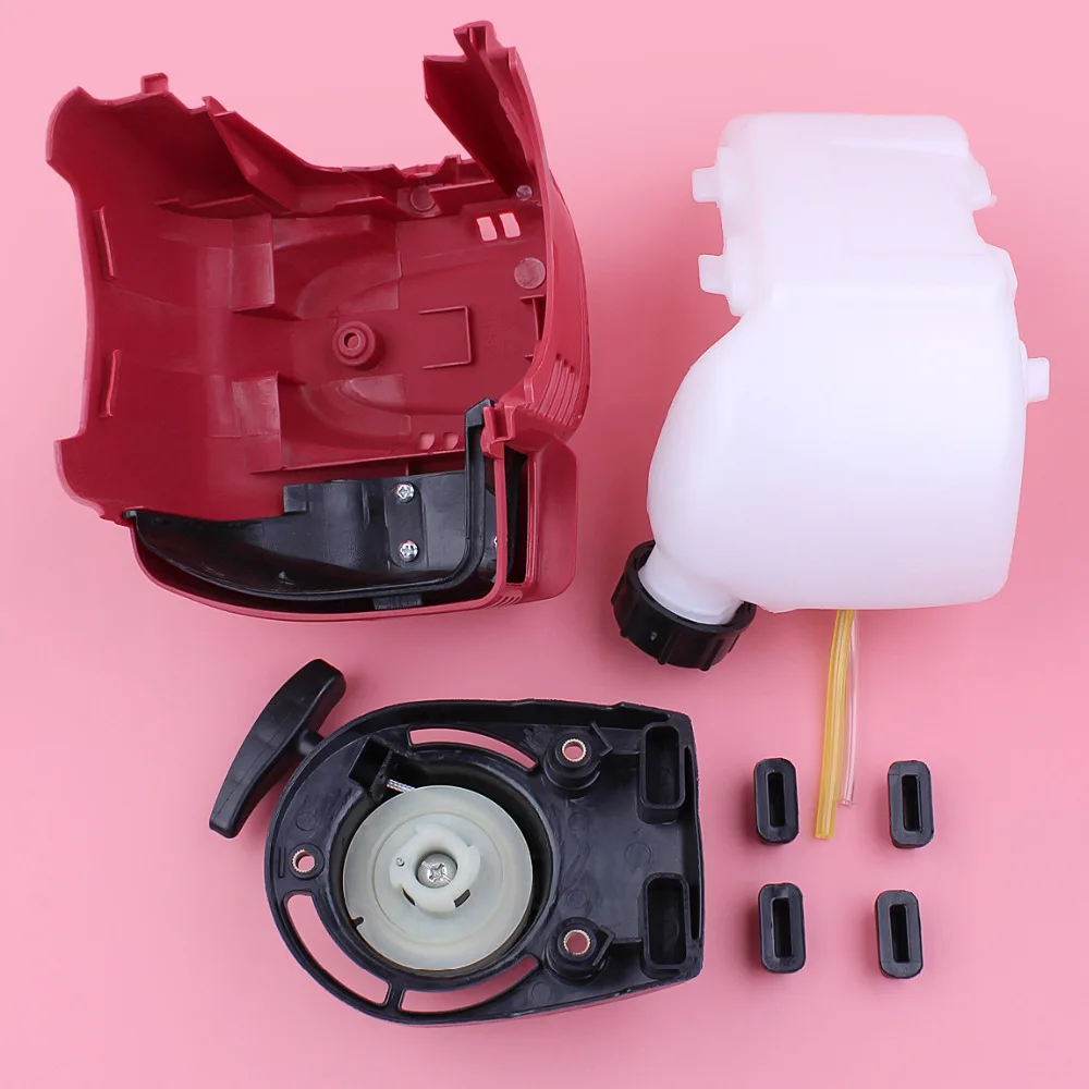 Top Cylinder Engine Cover Recoil Pull Starter For Honda GX35 GX35NT HHT35S Fuel Tank Line Kit 4 Stroke Lawn Mower Engine Part