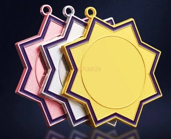 Bajiao new high-end long jump track and field competition medal school sports meeting listing children's marathon