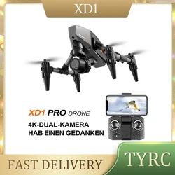 Mini RC XD1 Optical Flow Alloy Drone Dual Camera HD Wifi Fpv Photography Foldable Quadcopter Professional Drones Toys