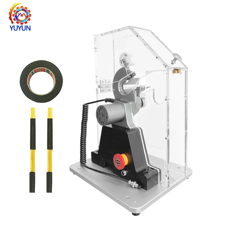 Desktop Adhesive Tape Wrapping Machine for Cable Manufacturing Protective Cover Included Equipment