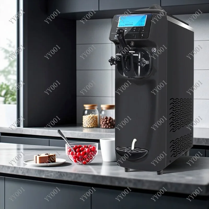 Full Automatic Commercial Ice Cream Maker Vertical Desktop Machine for Mobile Vending Business