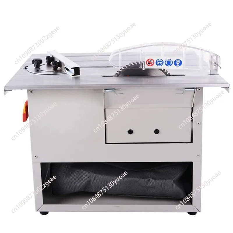Floor Sliding Table Saw Electric Dust-Free Sliding Table Saw Woodworking Floor Miter Cutting Adjustable Speed