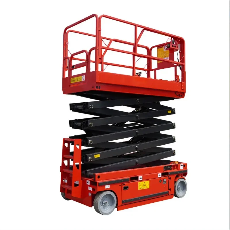 6m, 8m, 10m, 12m, 14m Mobile Electric Hydraulic Lifting Platforms, Efficient And Safe, Suitable For Various Aerial Work