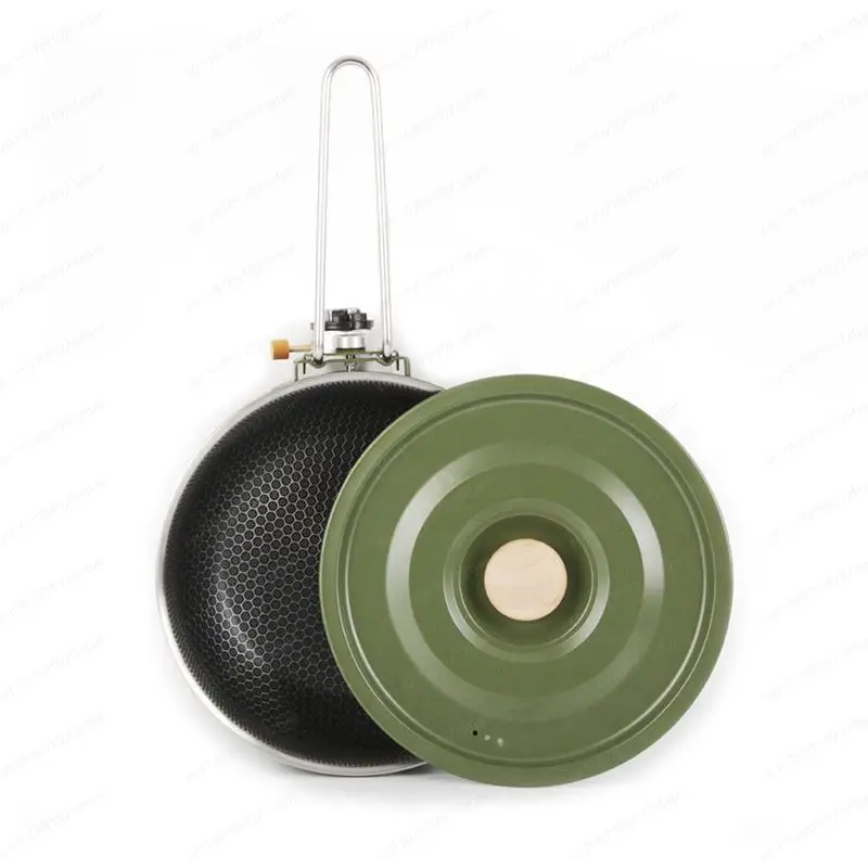 All-in-One Portable Camping Stove, Multifunctional Outdoor Gas Cooker for Boiling, Frying & Grilling, Compact Picnic Kit