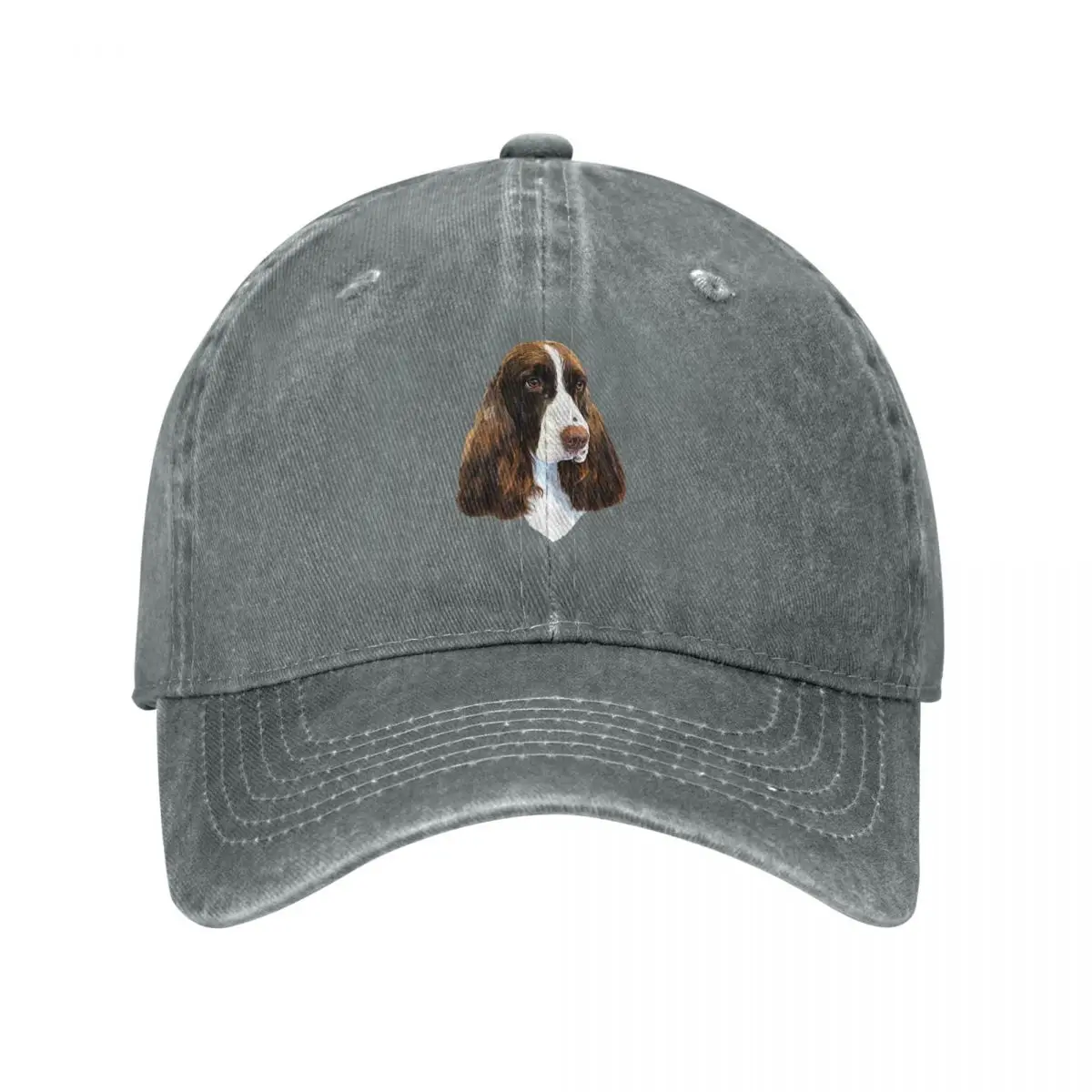 Springer Spaniel Liver and White Baseball Cap hard hat sun hat For Girls Men's