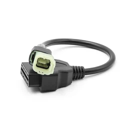 Cable adaptador de escáner de diagnóstico automático para motocicleta, conector OBD de 16 pines a 4 pines para Honda