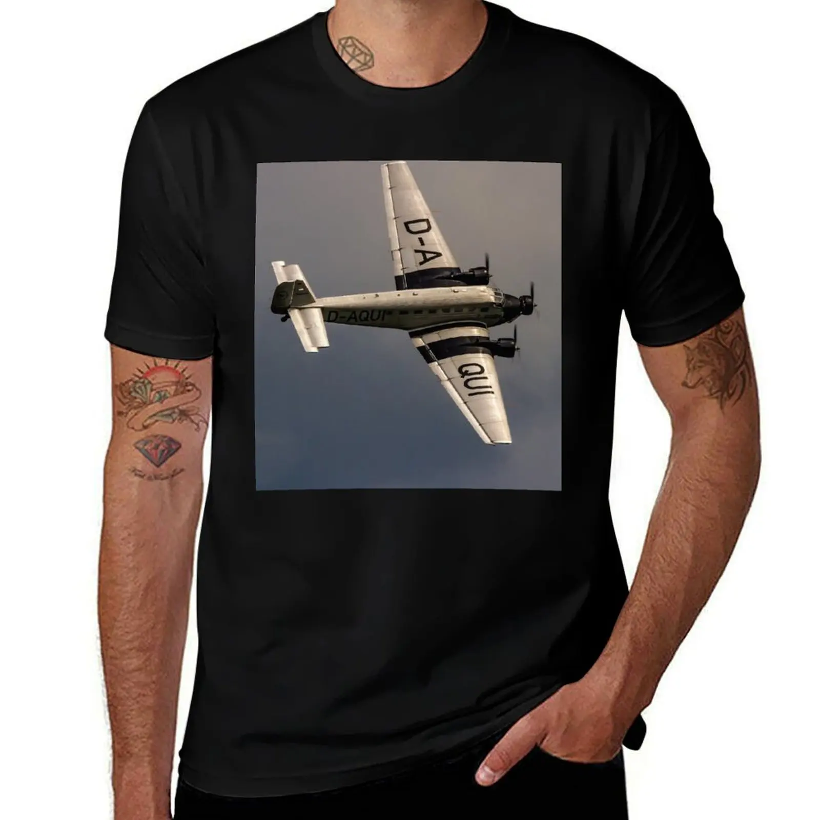 Футболка Junkers Ju 52/3m D-CDLH «Tempelhof» из мягкого хлопка с принтом