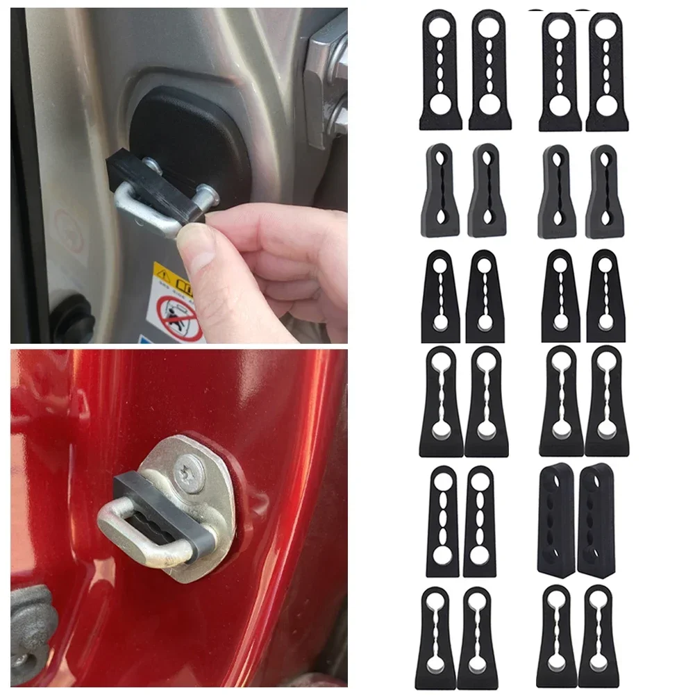 4PCS Car Door Lock Damper Buffer For Toyota Nissan VW Hyundai KIA Peugeot Audi Honda Subaru Deadener Seal Shock Absorbing - view 3