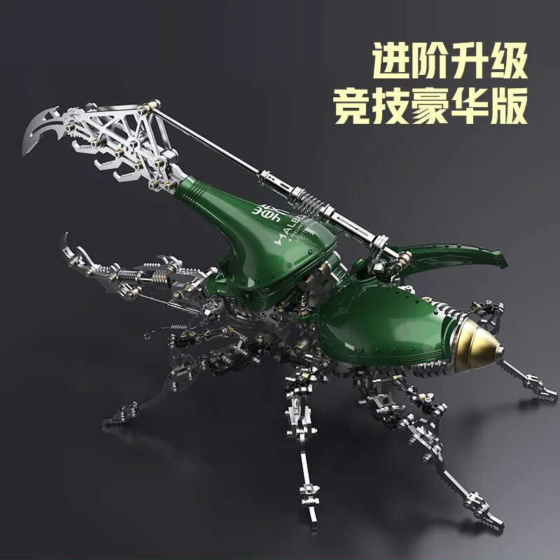 3D Puzzle beetle Mechanical insects Model Kit Handmade Assemble Models Diy Assembly Toy Ornaments