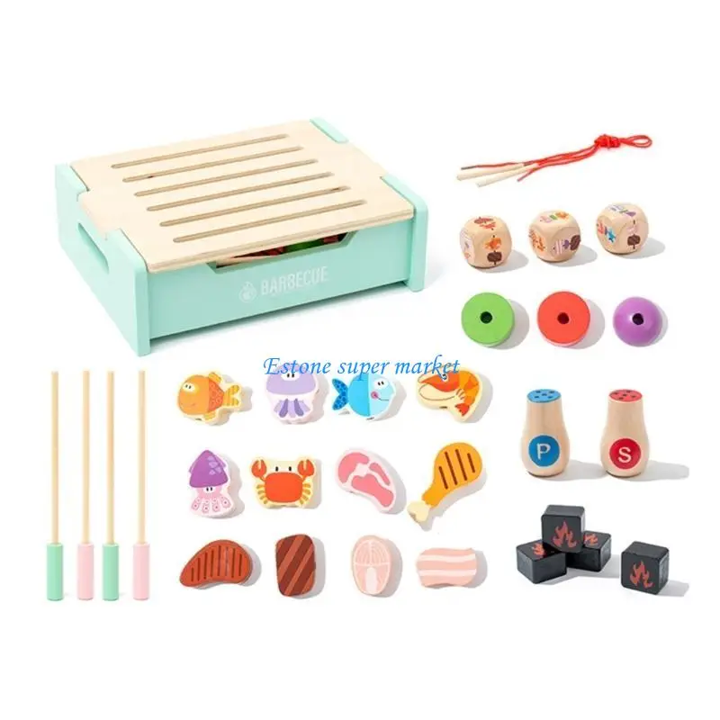 لعبة شواية الشواء للأطفال الصغار 090B للتدريب على التنسيق بين اليد والعين #2