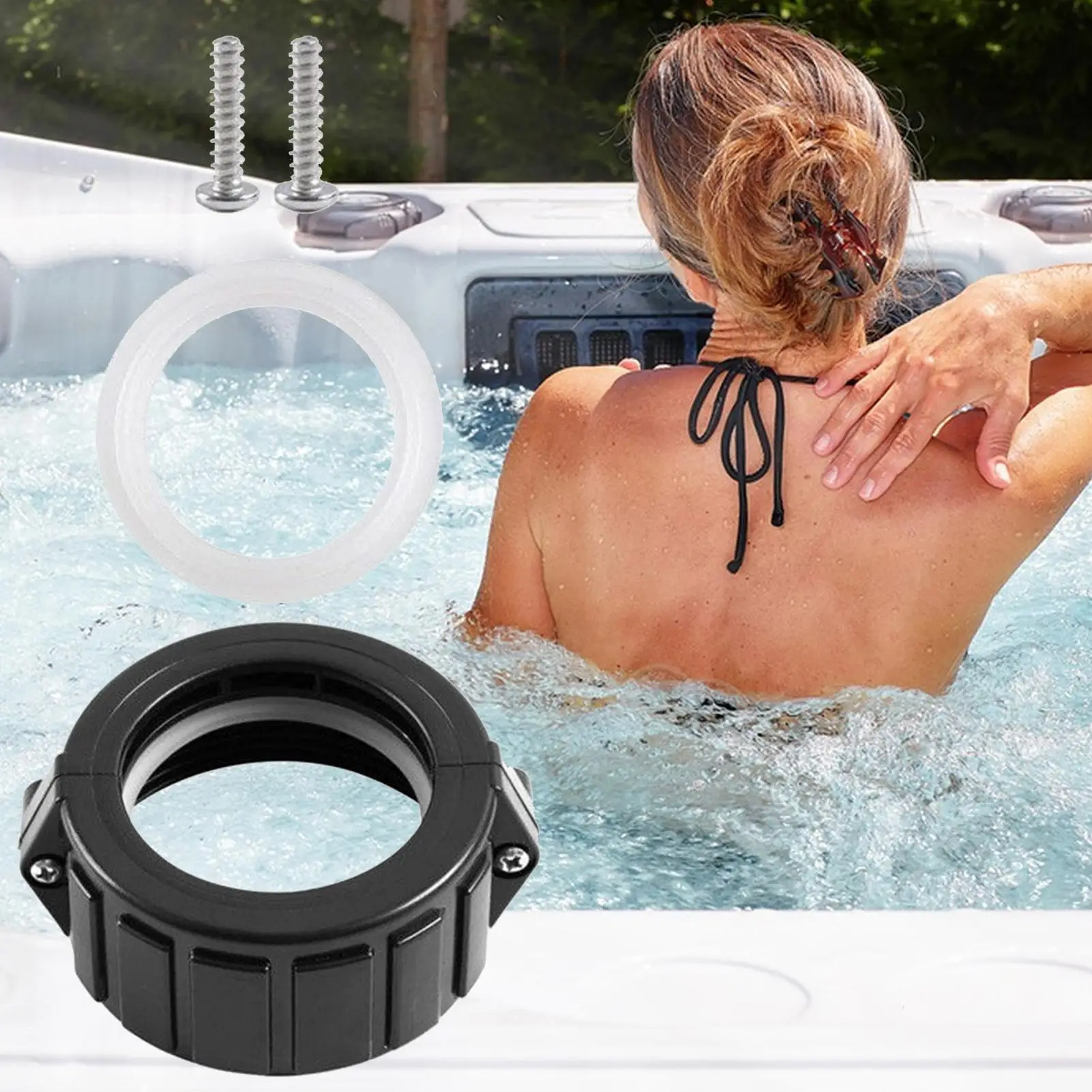 Hot Tub Heater Split Nut 2 Inch Hot Tub Plumbing Parts Leakproof Replacement Parts For Water Leak Repair Homeowners