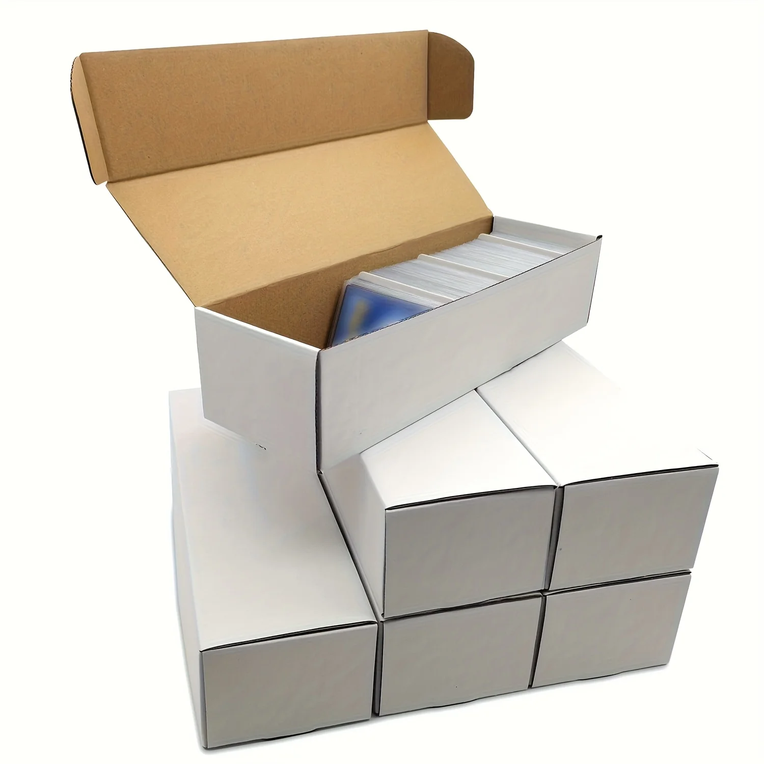 6PC/12PC, Card Storage Box, Easy to Access and Store Cards, Can Be Sealed by the Lid to Protect Internal Items.