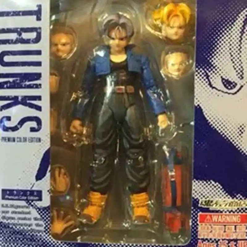 100% originale Bandai Sh Figuarts Shf Trunks 1.0 Premium Color Edition Action Figures in magazzino Figure Model Collection Toy Gift