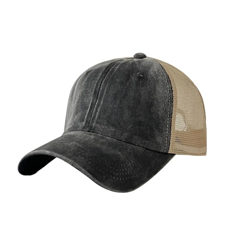 Men's and women's washable baseball with mesh adjustable buttons are versatile for outdoor vacations daily use