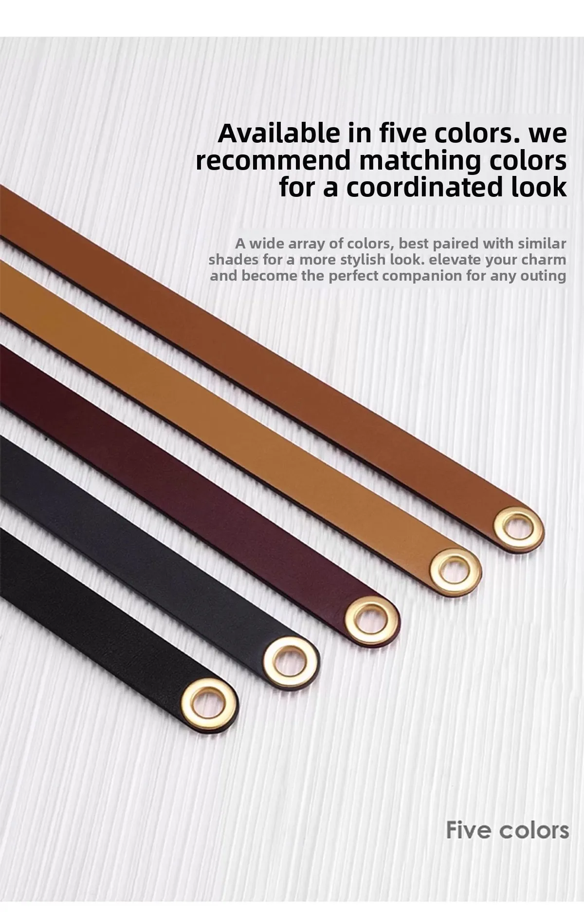 Cowhide Bag Handle For Herbag Mini Shoulder Strap Leather Bag Belt Short Bag Strap Handbag Durable Bag Replacement Accessories
