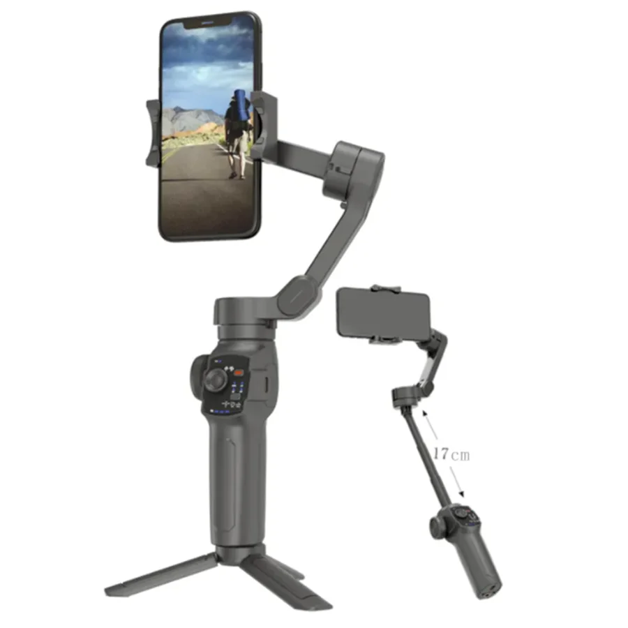 

Photography L9 AI Face Tracking Foldable Stand Mini Phone Accessories Handheld Gimbal For Video Shooting