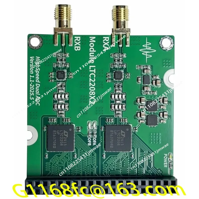 High Speed ADC Module,Arbitrary Waveform Acquisition,Dual Channel LTC2208