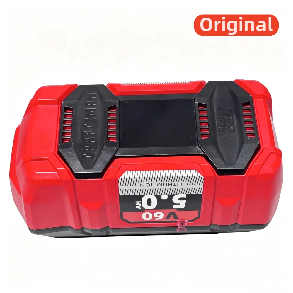 

100% Оригинальный аккумулятор 5Ач для CRAFTZMAN 60V V60 CMCB6025 CMCB6050, для электрического молотка, цепной пилы, гаечного ключа и электроинструментов Cub Cadet 60V