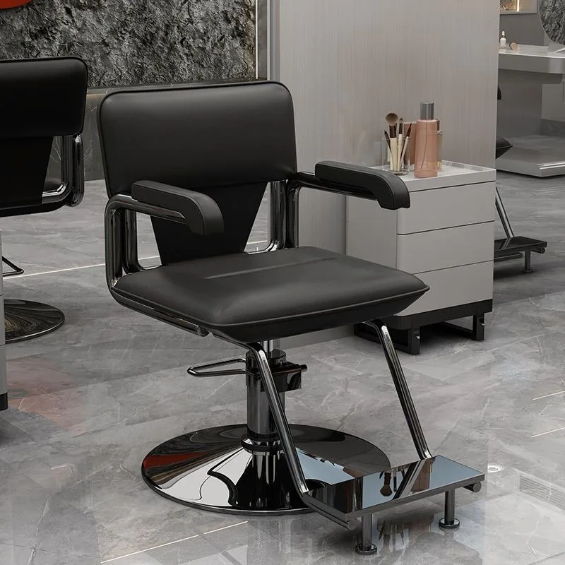 Luxury Swivel Barber Chair Professional Facial Pedicure Barber Chair Shampoo Makeup Hairdresser Cadeira Gamer Salon Furniture
