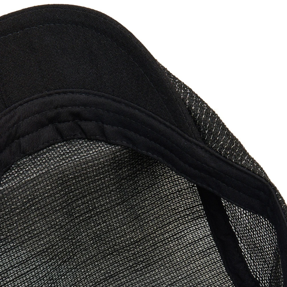 HT5140 Baskenmütze für Männer und Frauen, Sonnenhut, Retro-Künstler-Malermütze, Unisex Ivy Flachmütze, 2026 Neue Frühling-Sommer Mesh-Baskenmütze – Detail 6
