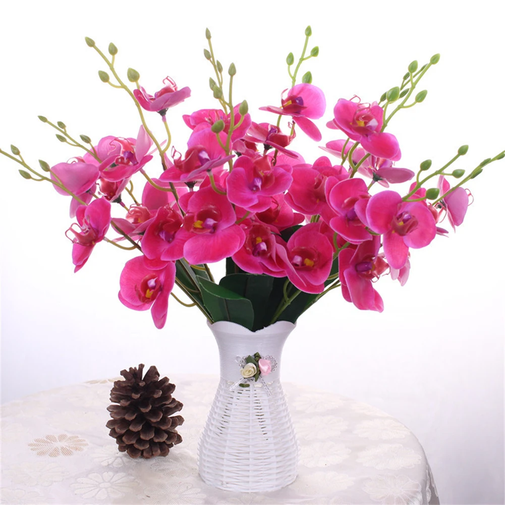 Fake Flower Artificial Flowers Simulation Flower Artificial Bouquet Artificial Butterfly Orchids Home Decor For Decor