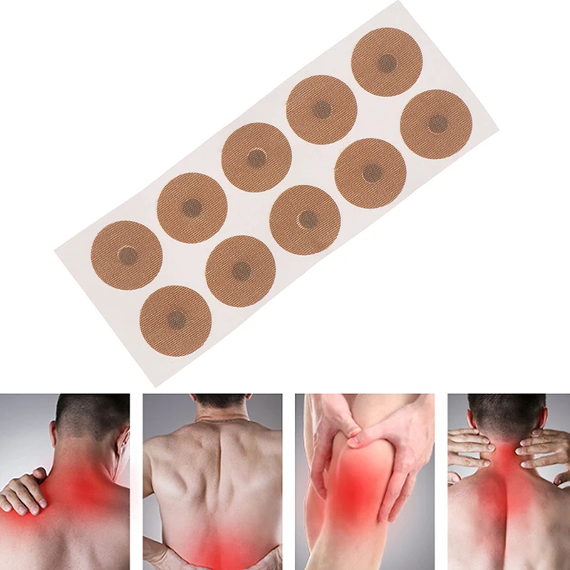 10Pcs/Sheet Magnetic Acupuncture Body Points Beads Attached Magnetic Stickers Affixed To Eliminate Pain Permanent Magnet