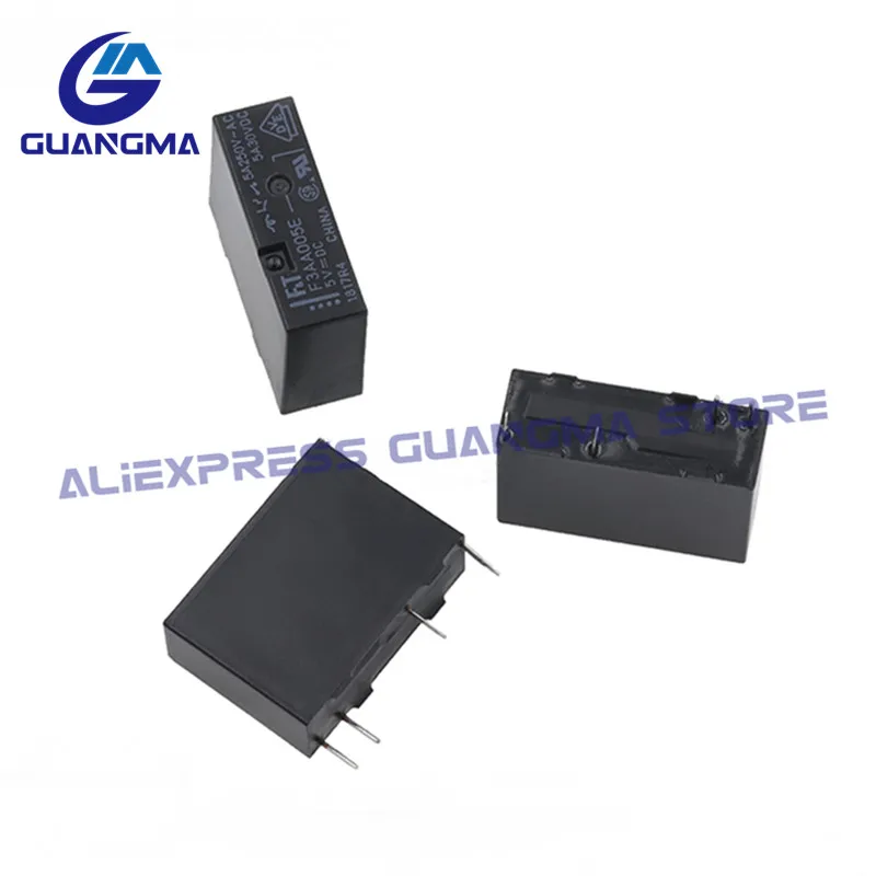 Imagem -06 - Relé de Potência F.t F3aa005e F3aa012e F3aa024e 4pin um Grupo de Dc24v Normalmente Aberto 12v 5vdc 100 Novo Original 50 Peças