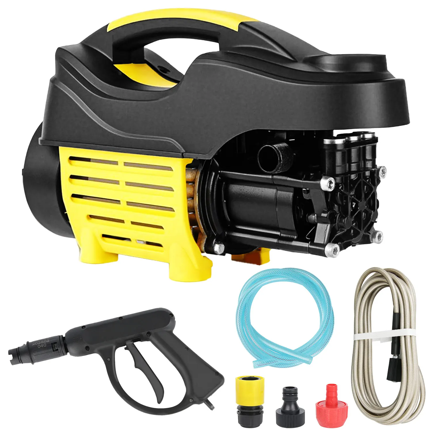4800W Auto Wasmachine Draagbare Reinigingsmachine 200BAR Hogedruk Wassen Waterpistool Waterpomp Multifunctionele Huis Schoonmaken Tool
